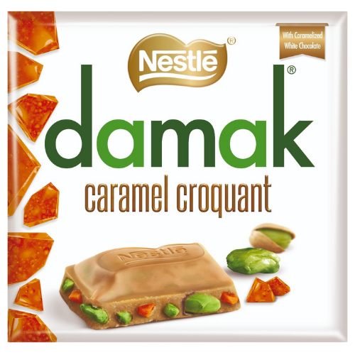 Damak Caramel Croquant Chocolate Bar 6X60g dimarkcash&carry