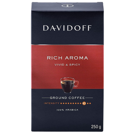 Davidoff Rich Aroma Ground Coffee 12x250g BBD: 20/09/2025 dimarkcash&carry