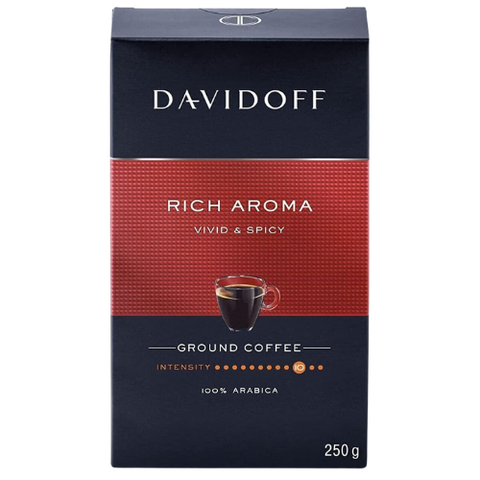 Davidoff Rich Aroma Ground Coffee 12x250g BBD: 20/09/2025 dimarkcash&carry