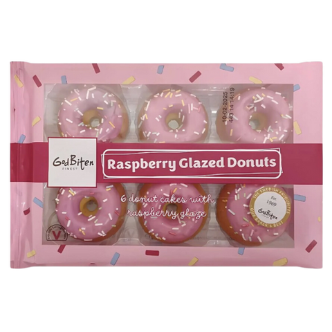 Godbiten Raspberry Donuts 13x150g