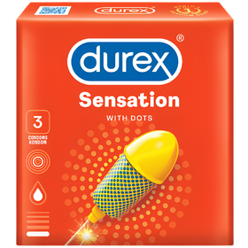 Durex Sensation Dots Condom (3pack) 24pcs dimarkcash&carry