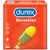 Durex Sensation Dots Condom (3pack) 24pcs dimarkcash&carry