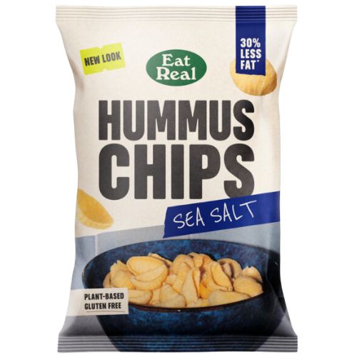 Eat Real Hummus Sea Salt 10X135G dimarkcash&carry