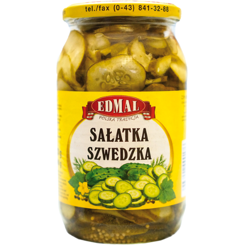 Edmal Swedish Cucumber Salad 8X820G dimarkcash&carry