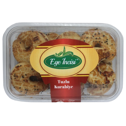 Ege Incisi Salty Cookies with Black Seeds (Corekotlu Hilal) 24x300g dimarkcash&carry