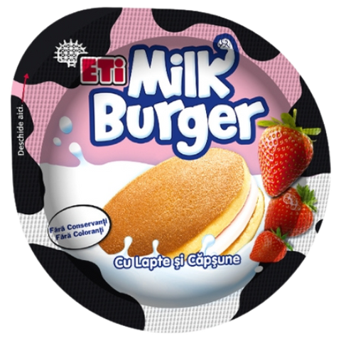 Eti Milk Burger *Strawberry* 12x35g dimarkcash&carry