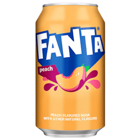 Fanta Peach Soda Can 12X355Ml dimarkcash&carry