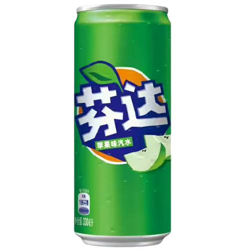 Fanta Green Apple Soda Can 12X330Ml dimarkcash&carry