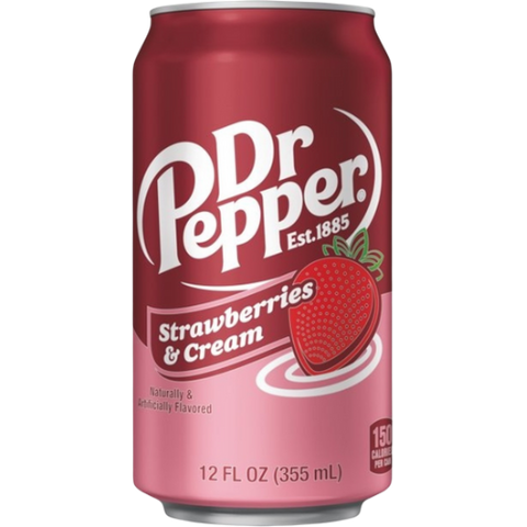 Dr Pepper Strawberries & Cream 12X355Ml