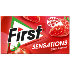 First Chewing Gum Sens. Strawberry 12X27g dimarkcash&carry