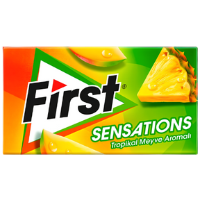 First Chewing Gum Tropical 12X27g dimarkcash&carry