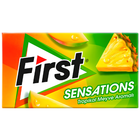 First Chewing Gum Tropical 12X27g dimarkcash&carry