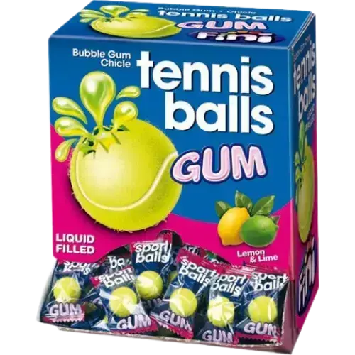 Fini Tennis Ball Bubble Gum 200X6G