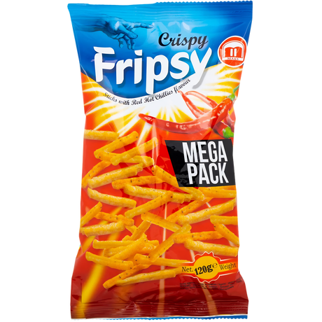 Fripsy Crispy Paprika Chilli Sticks 12x120g dimarkcash&carry