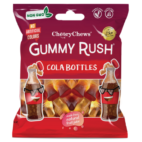 Gummy Rush Cola Bottles 12X90G dimarkcash&carry
