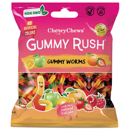 Gummy Rush Gummy Worms 12X90G dimarkcash&carry