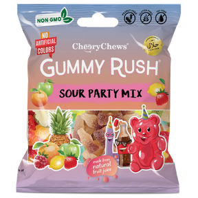 Gummy Rush Sour Party Mix 12X90G dimarkcash&carry