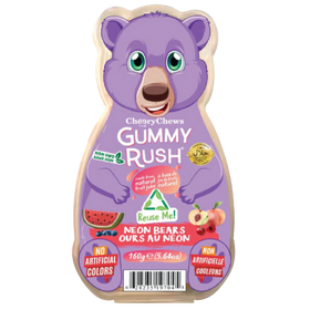 Gummy Rush Bear Tubs Neon Bears 24X160G dimarkcash&carry