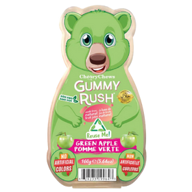 Gummy Rush Bear Tubs Green Apple 24X160G dimarkcash&carry