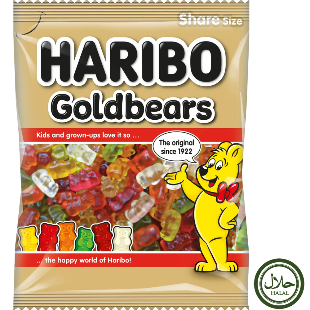 Haribo Halal Gold Bears 36x80g