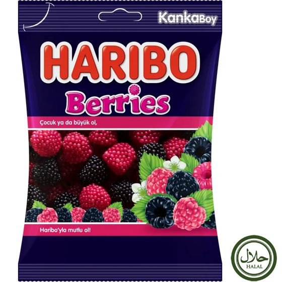 Haribo Halal Berries 24x80g
