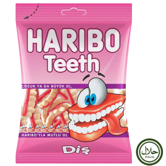 Haribo Halal Teeth 24x80g
