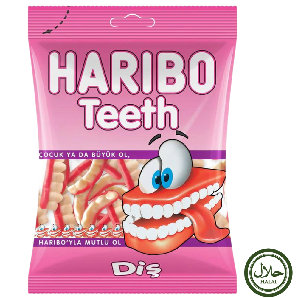 Haribo Halal Teeth 24x80g