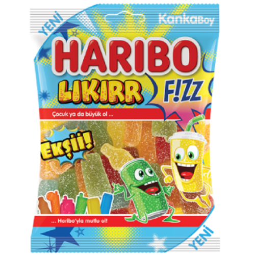 Haribo Halal Fizzy Likirr 24X80G