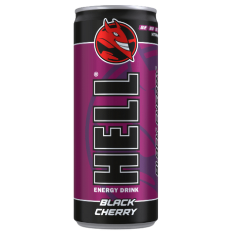 Hell Energy Drink Black Cherry 24X250Ml dimarkcash&carry