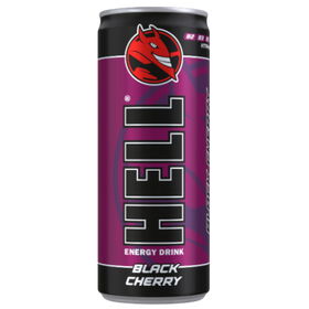 Hell Energy Drink Black Cherry 24X250Ml dimarkcash&carry