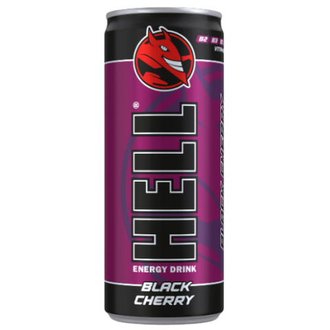 Hell Energy Drink Black Cherry 24X250Ml dimarkcash&carry
