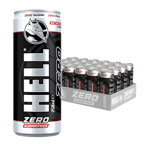 Hell Energy Drink Zero Sugarfree Pm .79P 24X250Ml dimarkcash&carry