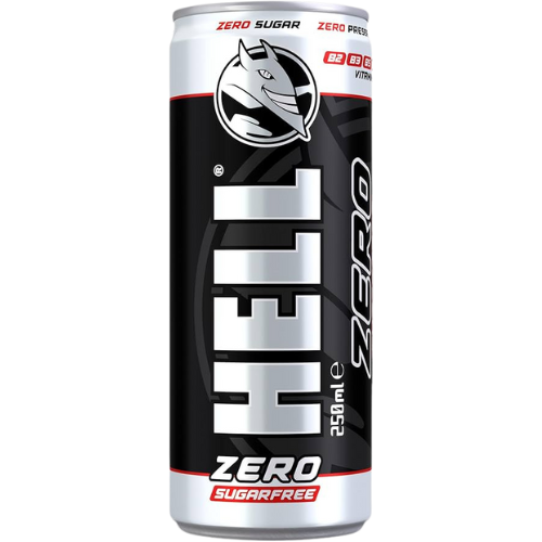 Hell Energy Drink Zero Sugarfree Pm .79P 24X250Ml dimarkcash&carry