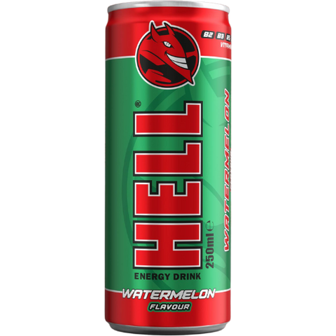 Hell Energy Drink Watermelon 24X250Ml dimarkcash&carry