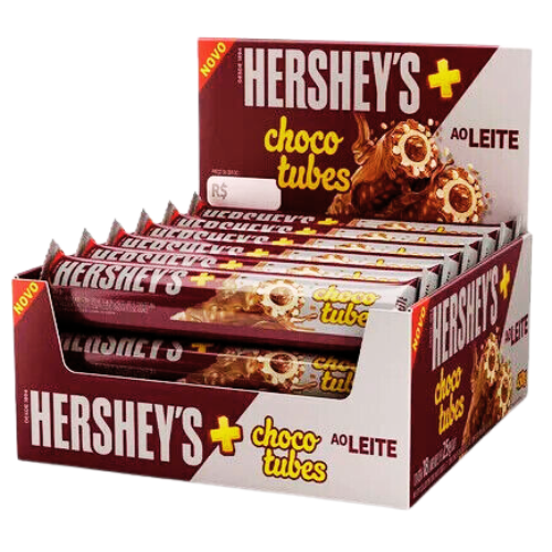Hershey'S Choco Tubes Creamy Milk 12X25G dimarkcash&carry