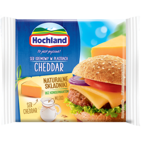Hochland Cheese Slices Cheddar 12x130g dimarkcash&carry
