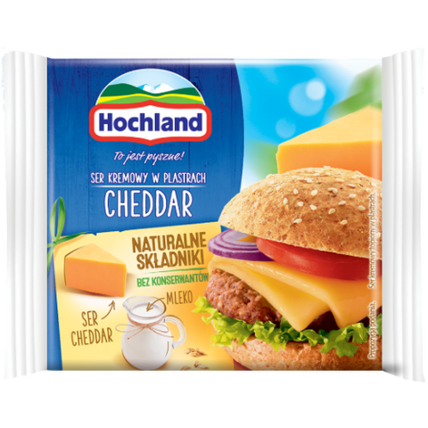 Hochland Cheese Slices Cheddar 12x130g dimarkcash&carry