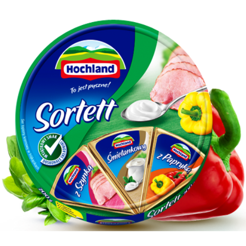 Hochland Cheese Triangles-Sortett 10X180G dimarkcash&carry