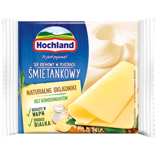 Hochland Cheese Slices Cream 10X130G dimarkcash&carry