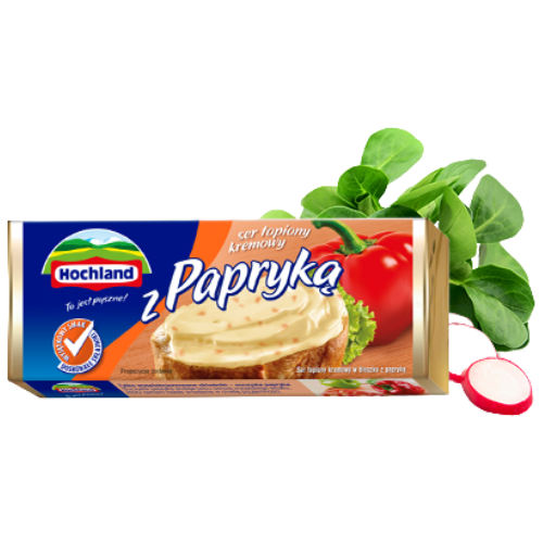Hochland Cheese Papryka -Block 6X100G dimarkcash&carry