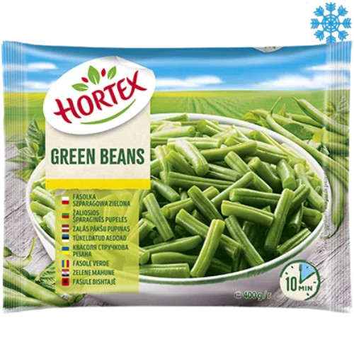 Hortex Green Beans 14X400G - Collection Only Frozen Product dimarkcash&carry
