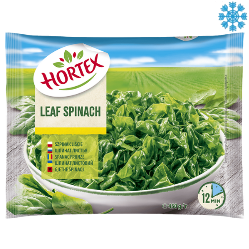 Hortex Leaf Spinach 14X450G - Collection Only Frozen Product dimarkcash&carry