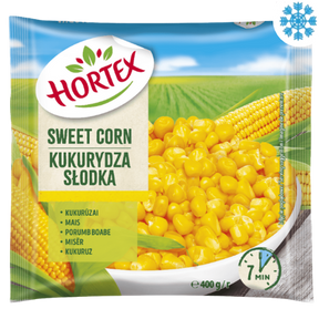 Hortex Sweet Corn 14X400G- Collection Only Frozen Product dimarkcash&carry