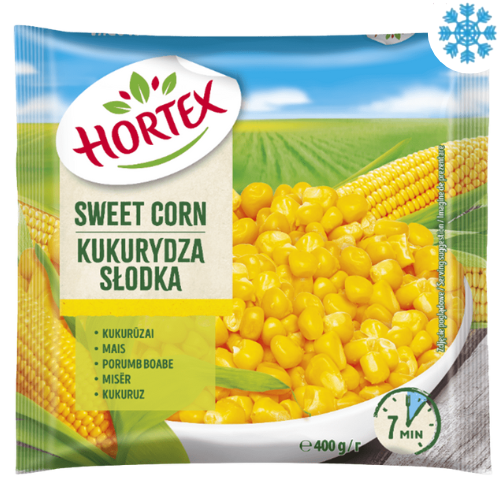 Hortex Sweet Corn 14X400G- Collection Only Frozen Product dimarkcash&carry