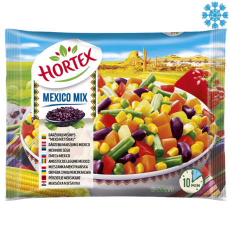 Hortex Mexico Mix 14X400G- Collection Only Frozen Product dimarkcash&carry