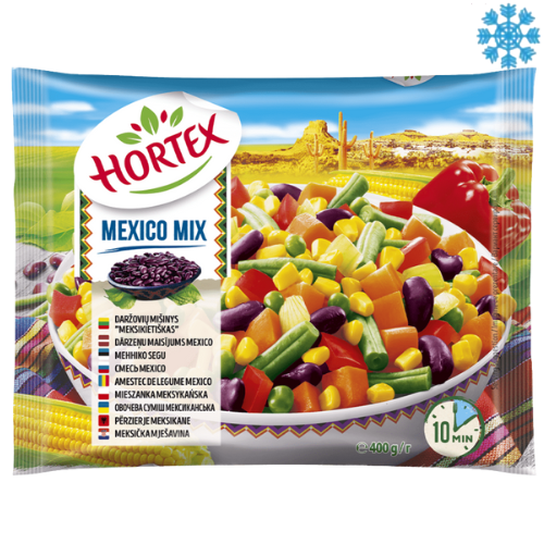 Hortex Mexico Mix 14X400G- Collection Only Frozen Product dimarkcash&carry