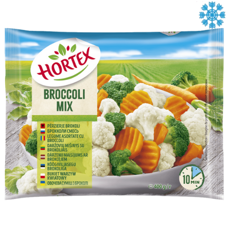 Hortex Broccoli Mix 14X400G- Collection Only Frozen Product dimarkcash&carry
