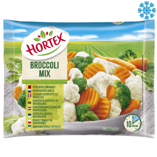 Hortex Broccoli Mix 14X400G- Collection Only Frozen Product dimarkcash&carry