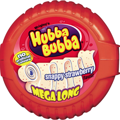 Hubba Bubba Mega Snappy Stawberry 12X56G dimarkcash&carry