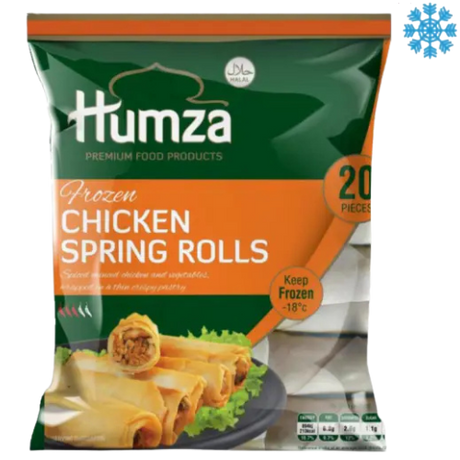 Humza Chicken Spring Roll 10X650G (20 Pieces) - Collection Only Frozen Product dimarkcash&carry